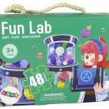 Puzzle pentru copii laborator – 48 de piese