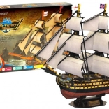 Puzzle 3D loď HMS VICTORY – velier istoric