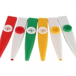 Kazoo din plastic 12 cm – 4 culori