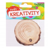 Discuri din lemn 6–7 × 0,5 cm, set 2 buc