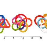 Inele colorate pentru bebeluși
