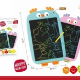 Tabletă LCD pentru scris Bufniță roz