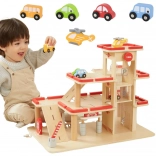 Parcări din lemn cu lift și vehicule VIGA