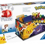Puzzle 3D casetă de bijuterii POKÉMON 216 piese