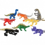 set de dinozauri din plastic 8 buc 14–17 cm în săculeț
