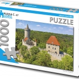 Puzzle Turistic Castelul Kokořín 1000 Piese
