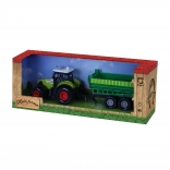 Tractor din plastic cu sunet și lumină, cu remorcă – Ferma mea mică
