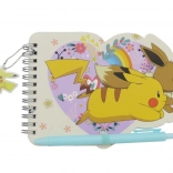 Set Pokémon caiet și stilou Flowers
