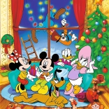 Puzzle Disney Mickey Mouse și prietenii Crăciun 600 piese