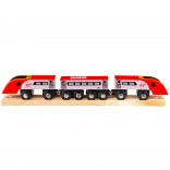 Bigjigs Rail Virgin Pendolino – set din lemn
