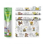 Fețe de masă de colorat Pexi - Grădina Zoologică Fantastică