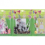 Mărgele termocolante cu șablon și pensetă