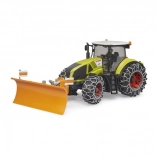 Bruder tractor Claas Axion 950 cu lanțuri de zăpadă și lamă
