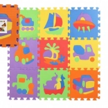 Puzzle din spumă mijloace de transport 27 × 27