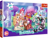 Puzzle maxi Trefl ENCHANTIMALS – lumea veselă, 24 piese