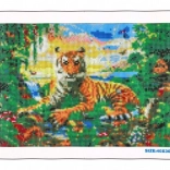 Pictură cu diamante Regele junglei 40x30 cm