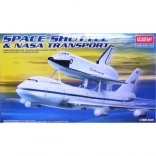 Model din plastic SPACE SHUTTLE cu purtător BOEING 747 NASA 1:288
