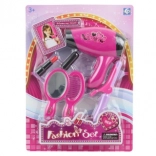 Set de frumusețe pentru copii cu uscător de păr pe baterii