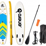 paddleboard gonflabil enero 320 × 76 × 15 cm – set SUP galben-albastru-alb