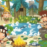 Puzzle Picnic Preistoric - 100 de piese