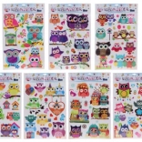 Abțibilduri de perete Bufnițe – decorațiune colorată pentru camera copiilor