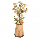 Puzzle 3D din lemn Mușețel ROWOOD