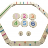 Pistă de echilibru din lemn 2Kids Toys