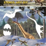 Șabloane amuzante cu dinozauri