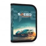 Penar școlar cu un singur compartiment cu motiv auto Oxybag