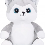 Husky de pluș cu luminițe și muzică CHIPOLINO