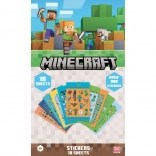 Set autocolante Minecraft 800 buc