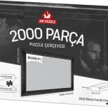 Ramă pentru puzzle 96x68 cm negru