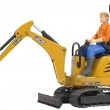 Bruder miniexcavator JCB 8010 CTS cu figurină