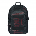 Rucsac școlar Baagl Skate Red 25 l