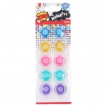 Magneti rotunzi colorați 20mm 10buc