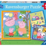 Puzzle Peppa Pig 3x49 piese