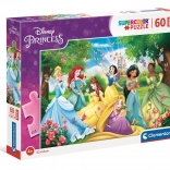 puzzle maxi 60 piese – prințesele disney