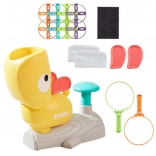 Woopie Joc de abilități Prinde Frisbee cu lansator de discuri