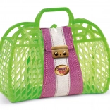 Androni sacoșă de cumpărături din plastic pentru copii – verde