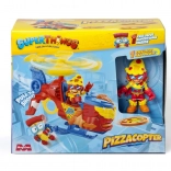 SuperThings Pizzacopter cu lansator de discuri