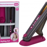 Jucărie uscător de păr pentru copii cu suport, lumină și sunet