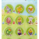 Autocolante de Paște 3D sclipitoare – set 12 buc