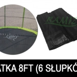 Plasă de protecție SkyRamiz pentru trambulină de grădină 244 cm (8 ft) – 6 tuneluri pentru stâlpi