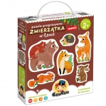 CzuCzu puzzle progresive Animale din pădure