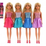 Păpușă ANLILY cu rochie sclipitoare – 30 cm (mix)