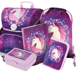 Set de Școală BAAGL Cal: ghiozdan, penar, sac, dosare, cutie