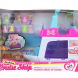 Barcă pentru păpuși cu accesorii