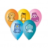 Baloane gonflabile cu animale 30 cm, 5 buc.