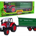 Tractor metalic cu remorcă detașabilă cu mecanism inerțial