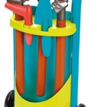 Cărucior de grădină pentru copii cu unelte și stropitoare